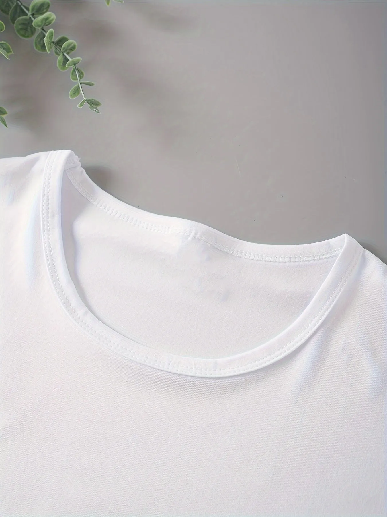 2024 Happy New Year Print T-Shirt: Embrace Joy and Style with this Casual Crew Neck Short Sleeve Daily Top for Women's Clothing