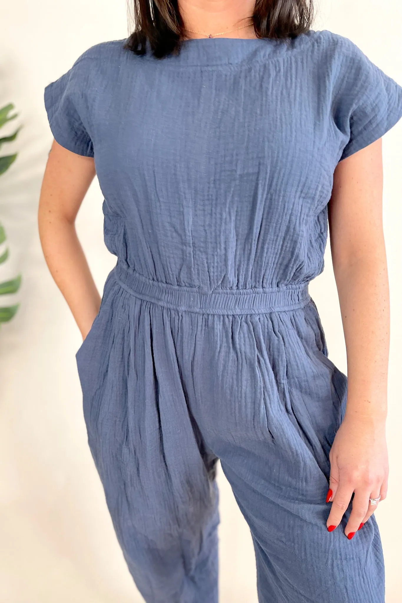 Abbie Gauze Jumpsuit