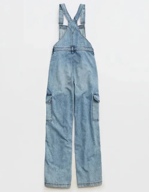 AERIE BAGGY CARGO OVERALLS