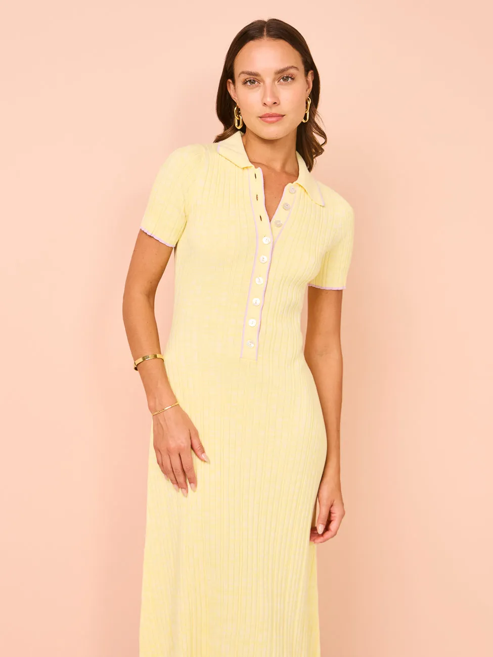 Anna Quan Penelope Dress in Yuzu/Wisteria