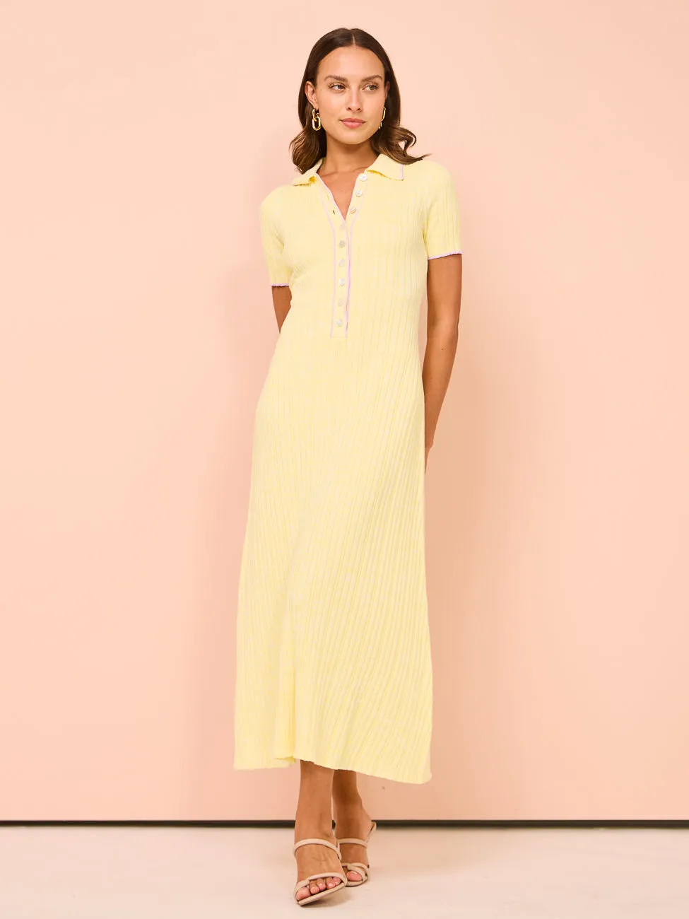 Anna Quan Penelope Dress in Yuzu/Wisteria