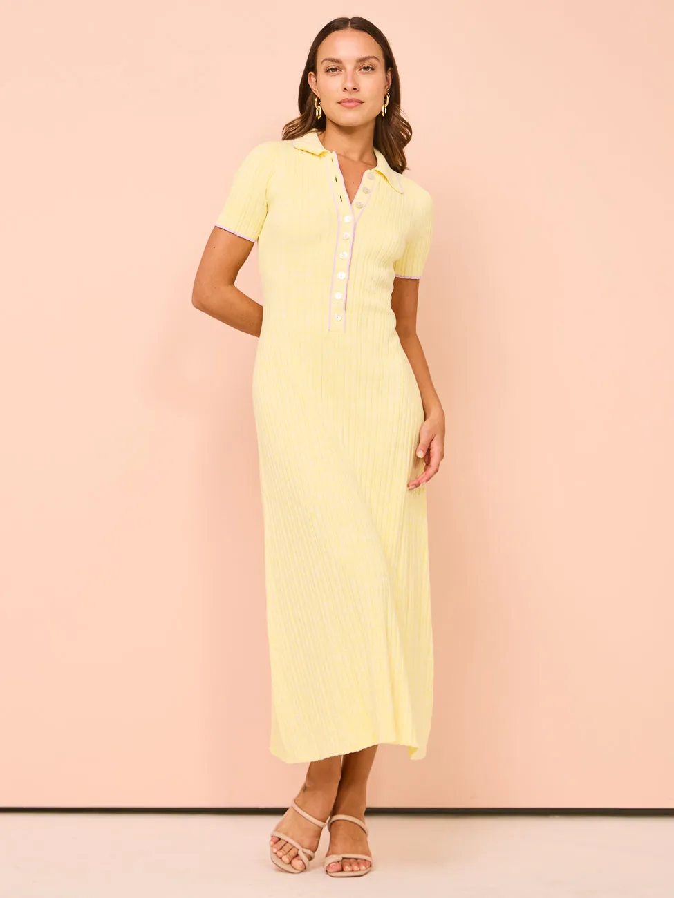 Anna Quan Penelope Dress in Yuzu/Wisteria