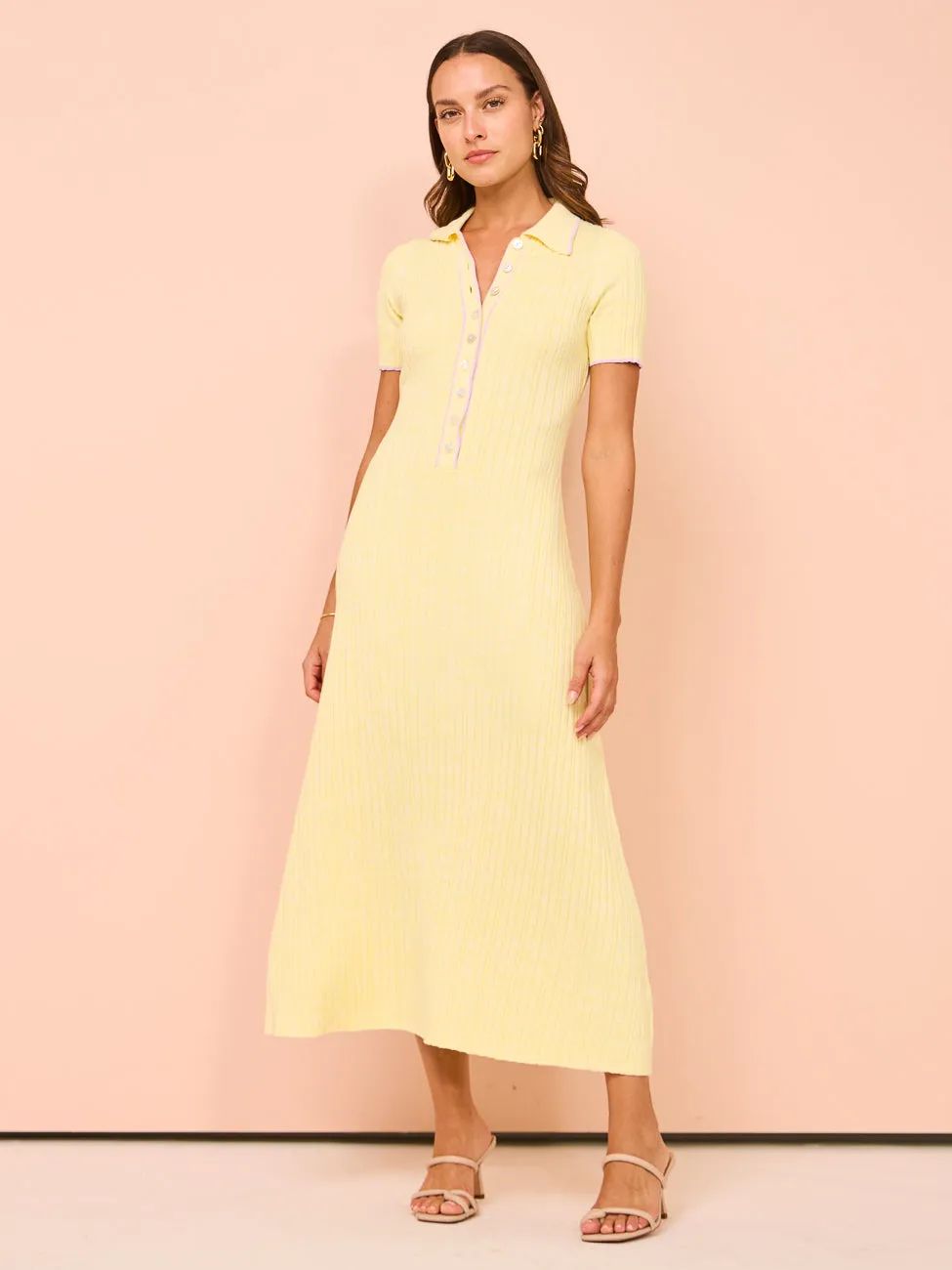Anna Quan Penelope Dress in Yuzu/Wisteria