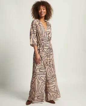Arna | Ruched Neck Jumpsuit