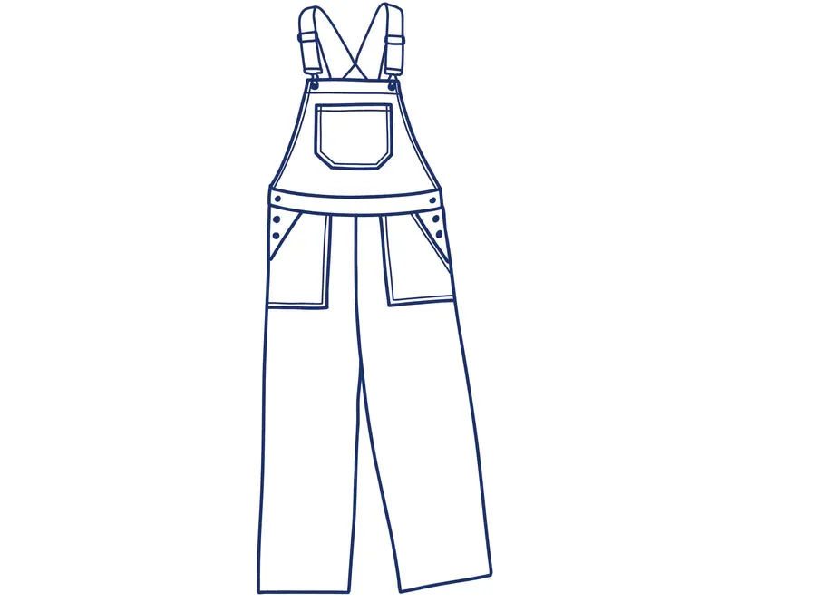 Atelier Jupe - Elsie Dungarees Sewing Pattern
