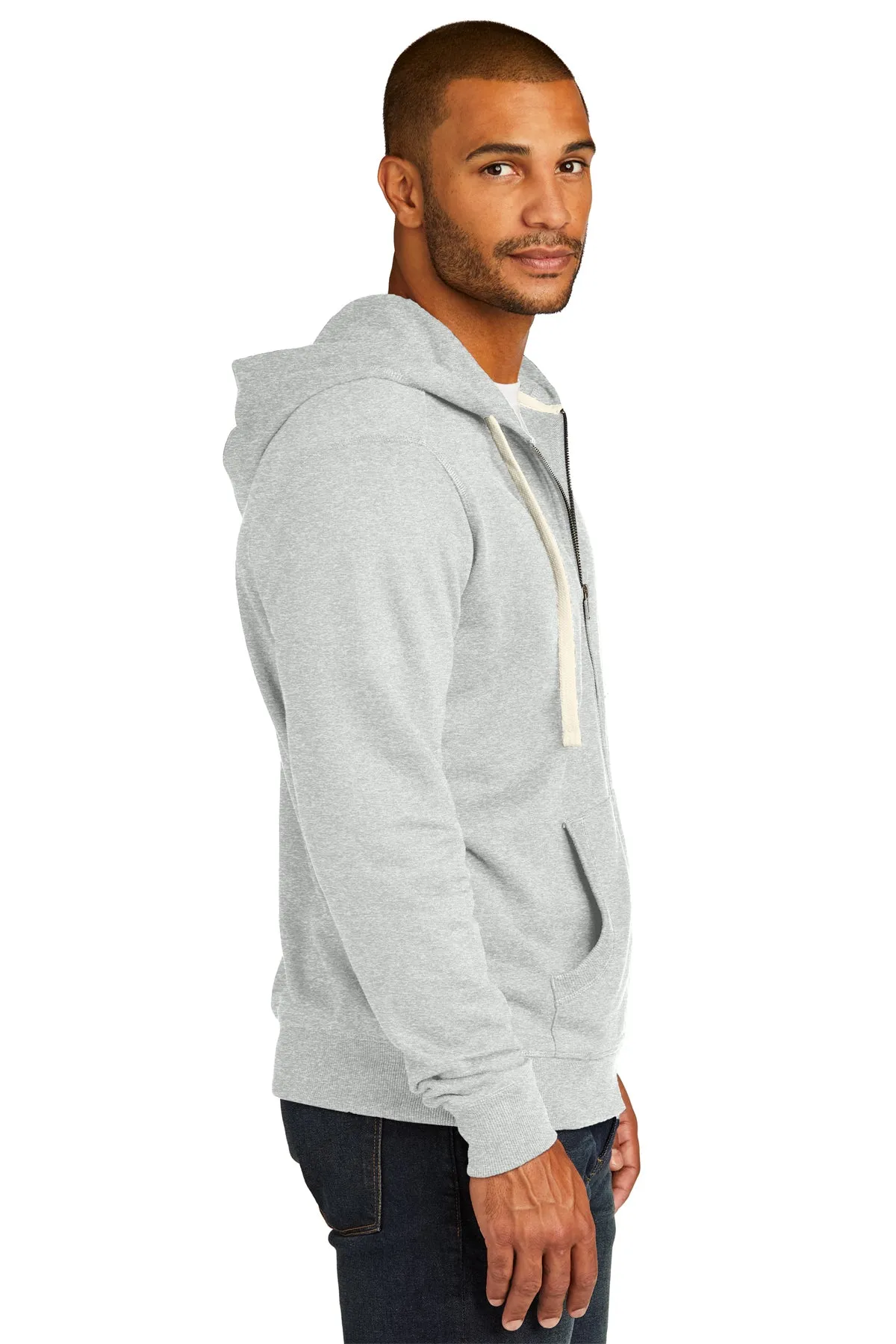 BA Softball Ash Hoodie - Full Zip