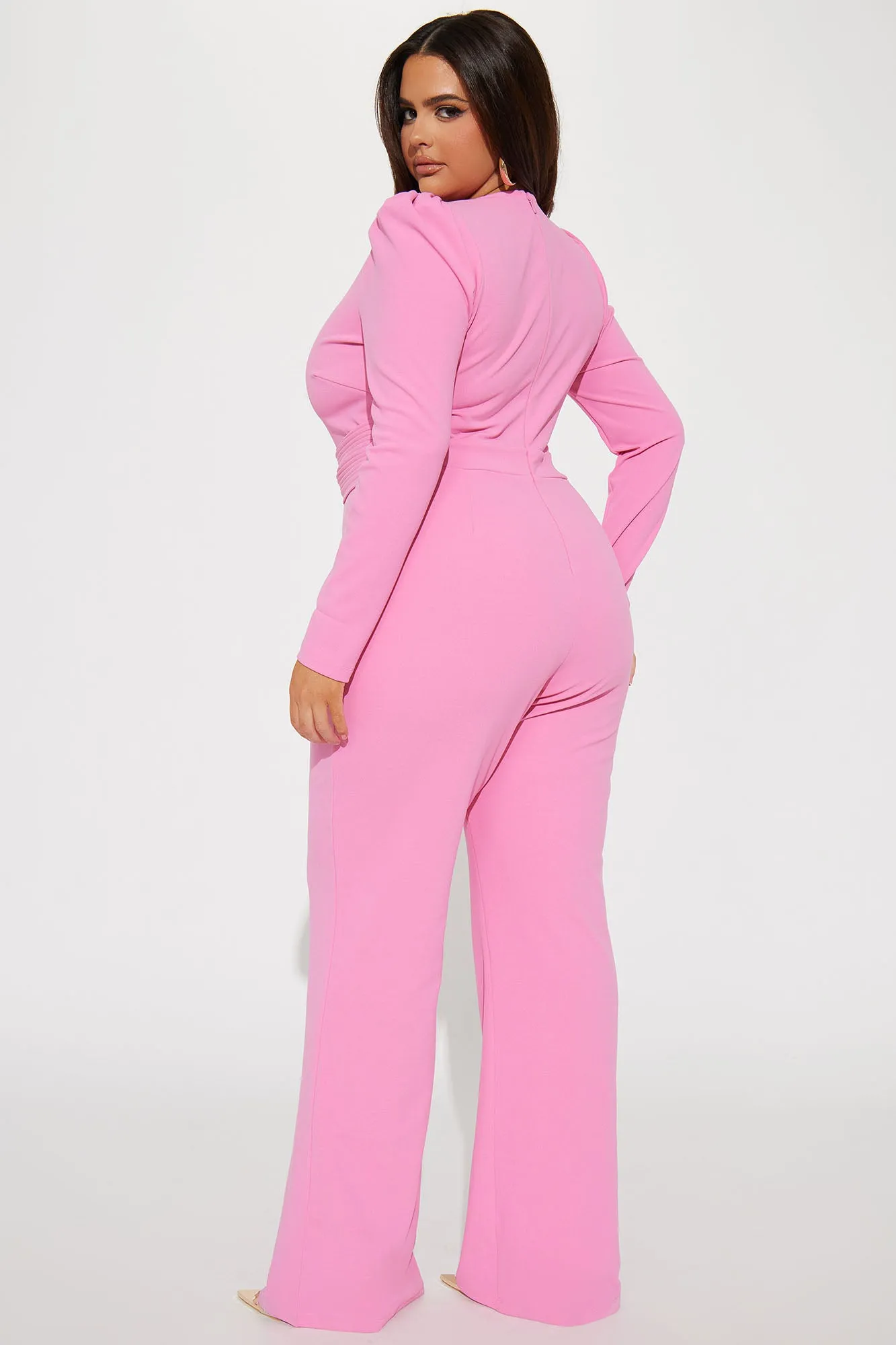 Bailey Embellished Jumpsuit - Pink