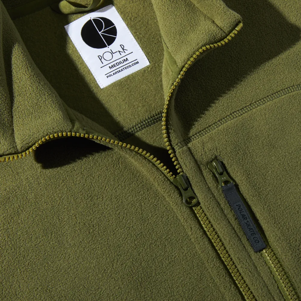 Basic Fleece Jacket Army Green