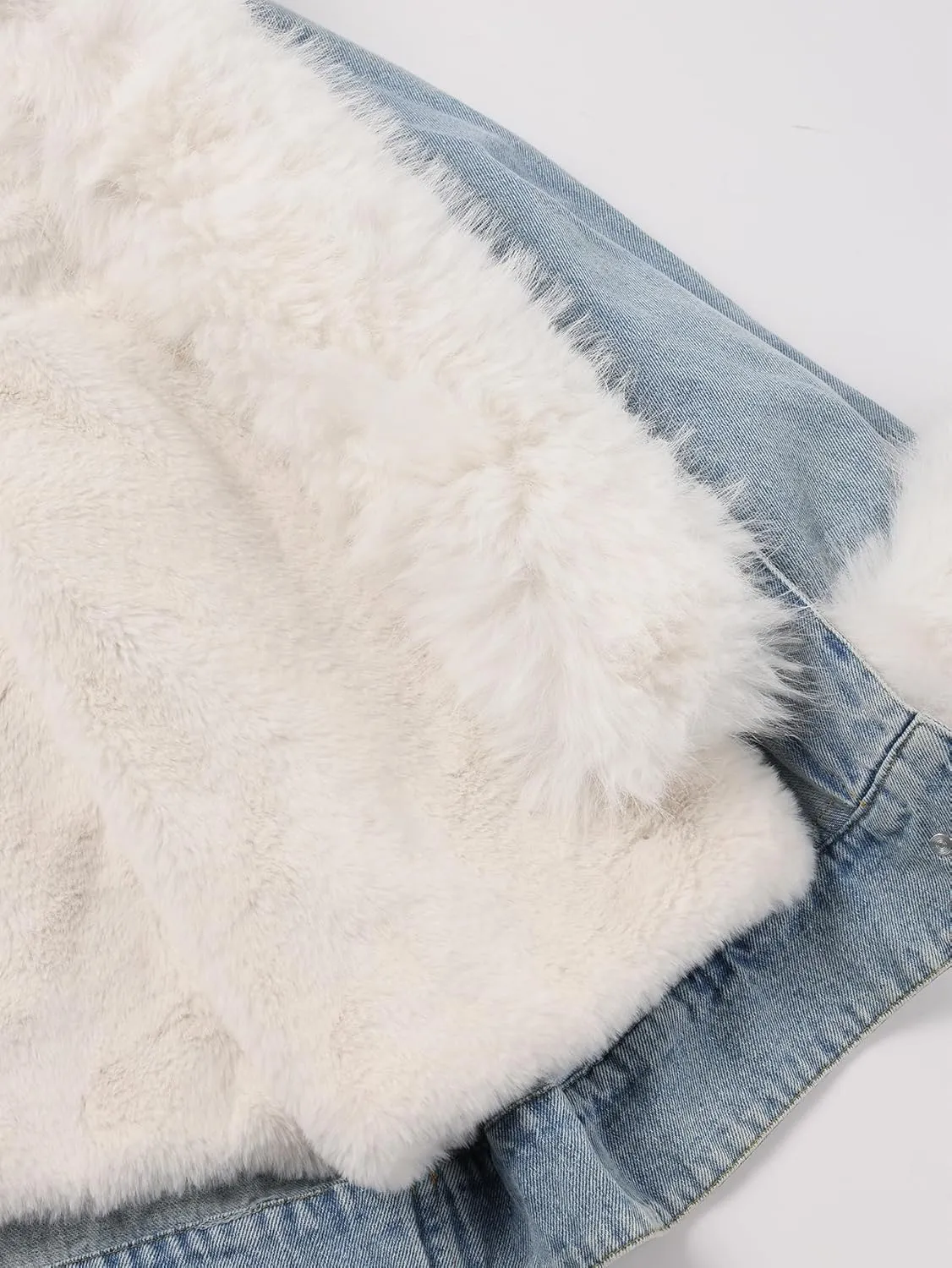 Bellivera Women Twill Parka Jacket, Winter Fashion Warm Long Hood Coat with Faux Fur Collar