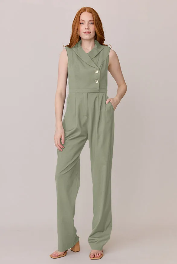 Blake Crepe Jumpsuit | Made To Order