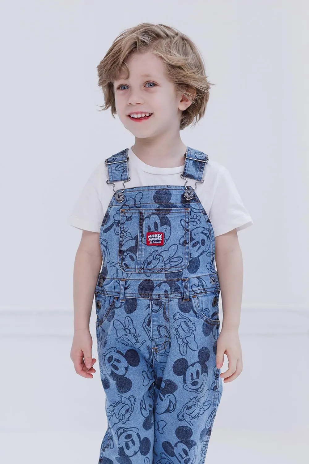 Disney Mickey Mouse Denim Jacket Overalls Shortalls Pants Infant to Big Kid