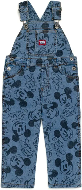 Disney Mickey Mouse Denim Jacket Overalls Shortalls Pants Infant to Big Kid