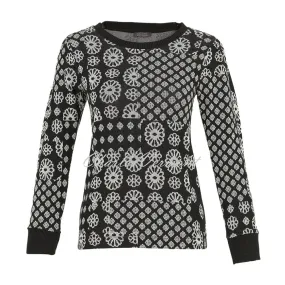 Dolcezza 'Forever Black & White' Knit Top - Style 74130