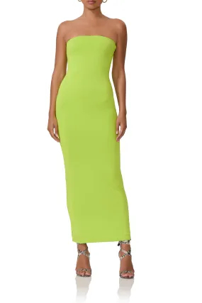 Dunn Column Maxi Dress - Lime Punch