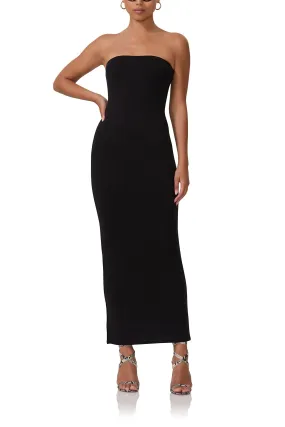 Dunn Column Maxi Dress - Noir
