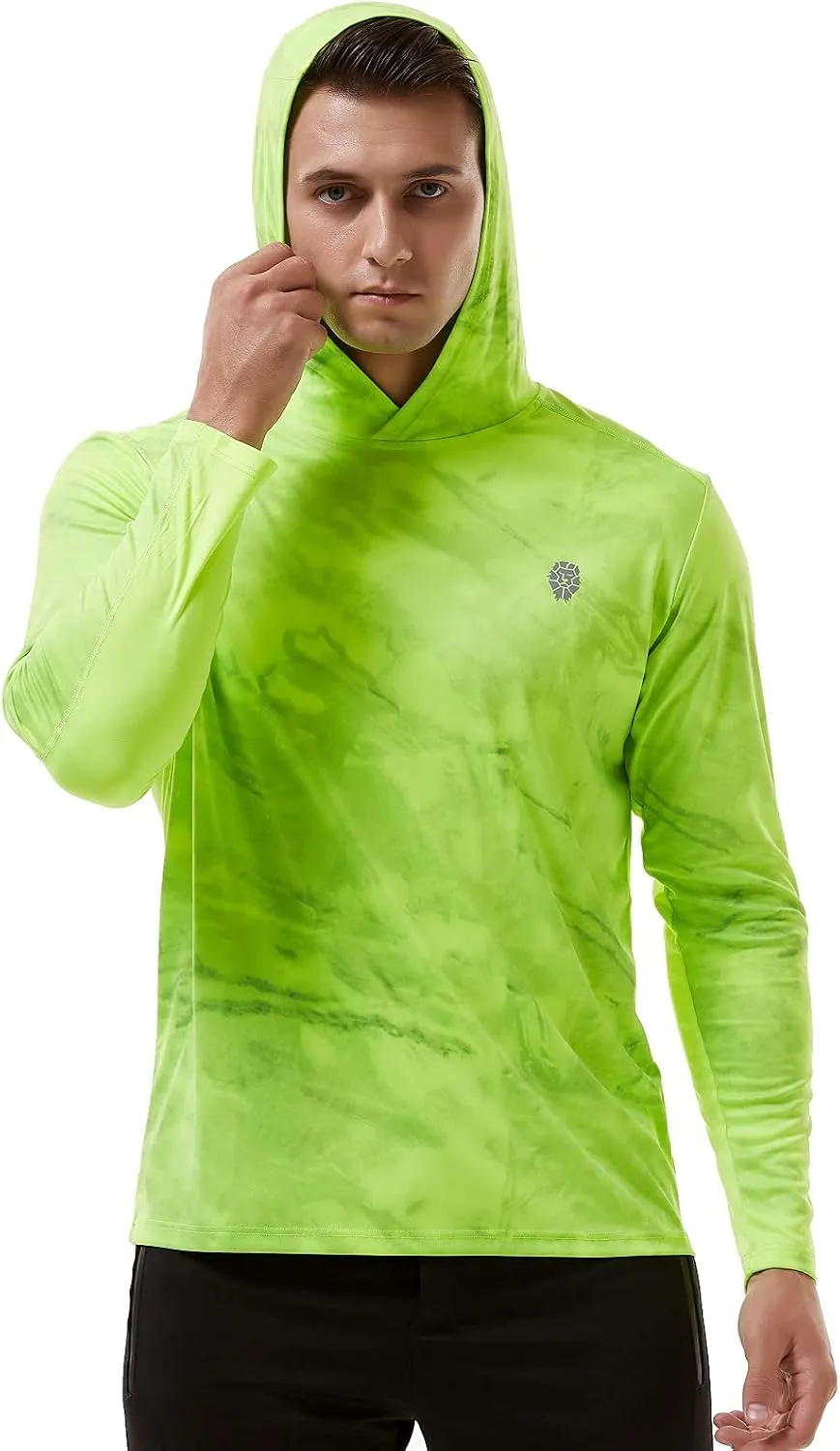 Fishing Shirts for Men Long Sleeve - Sun Protection SPF 50  UV Tshirt Hoodies