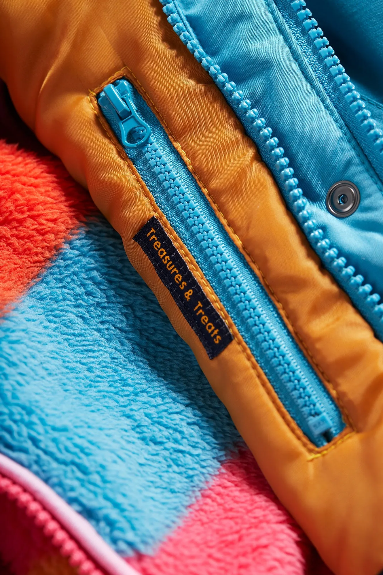 Frugi Rambler 3 in 1 Coat in Tor Blue