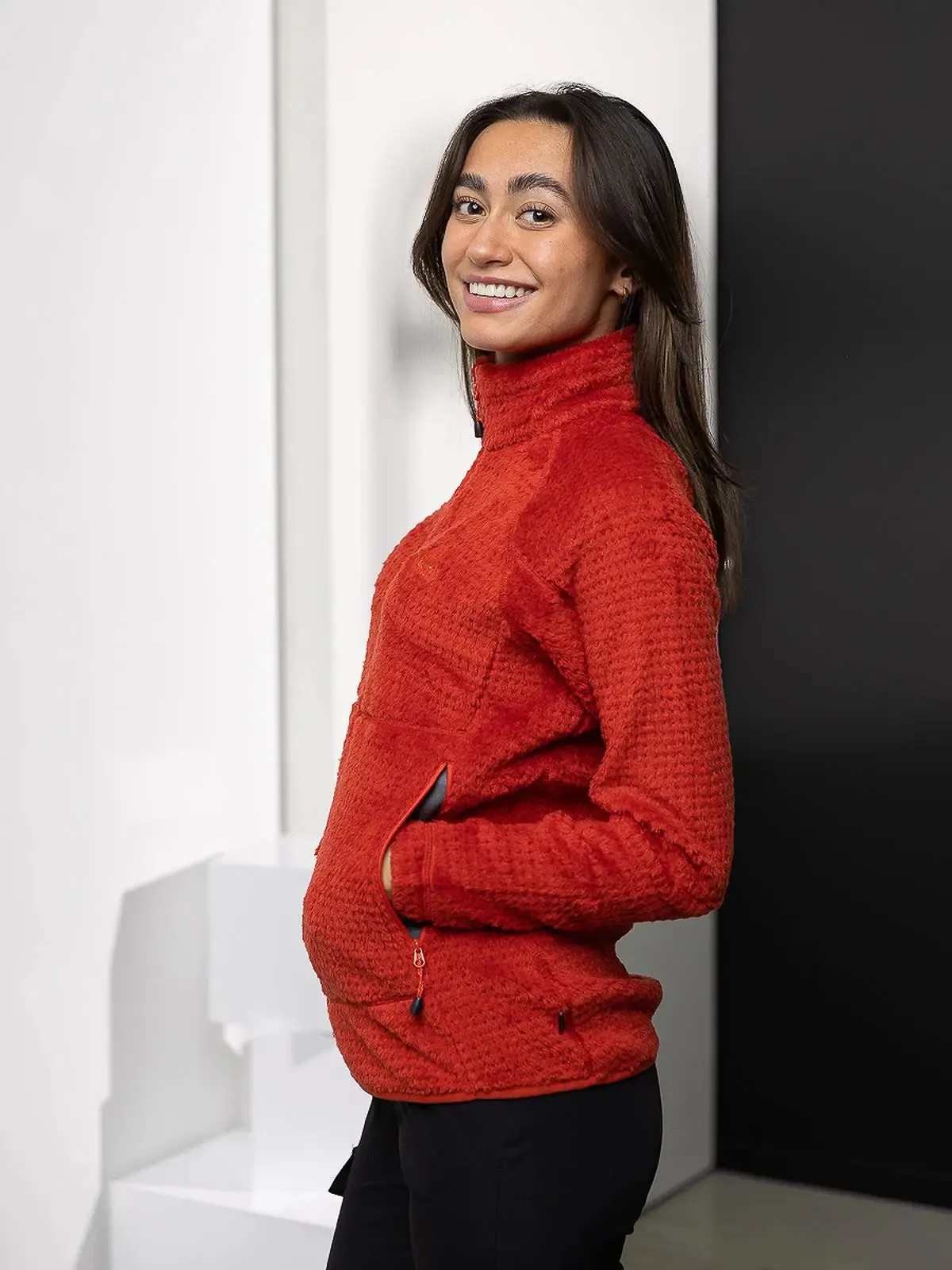 Hispar Fleece Jacket - Red Rock