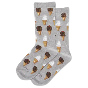 HOTSOX Kid's Ice Cream Crew Socks