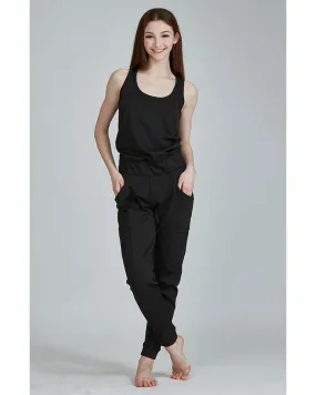 Jo Jax Laid Back Romper - Womens - Black