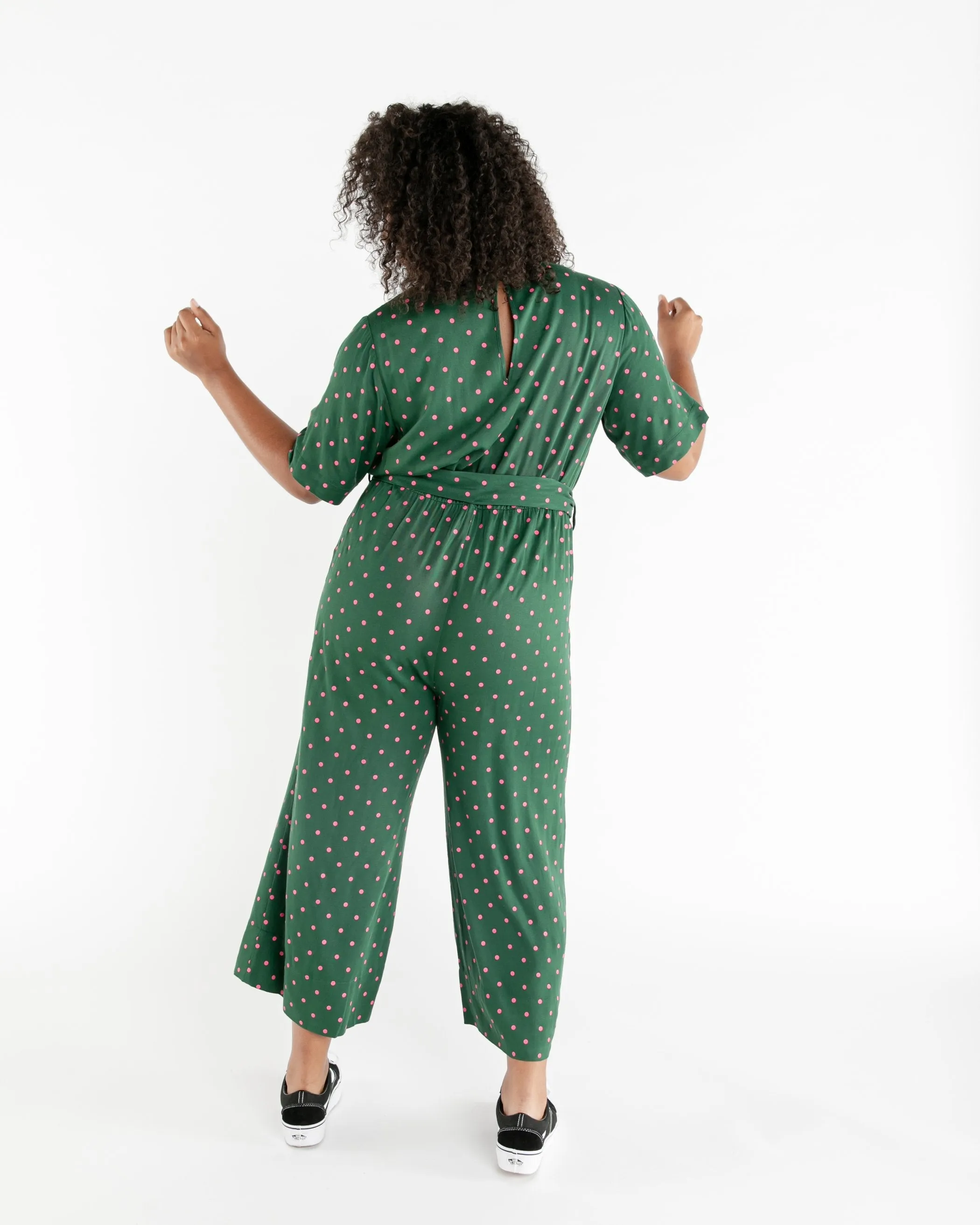 Jumpsuit - Evergreen Dot