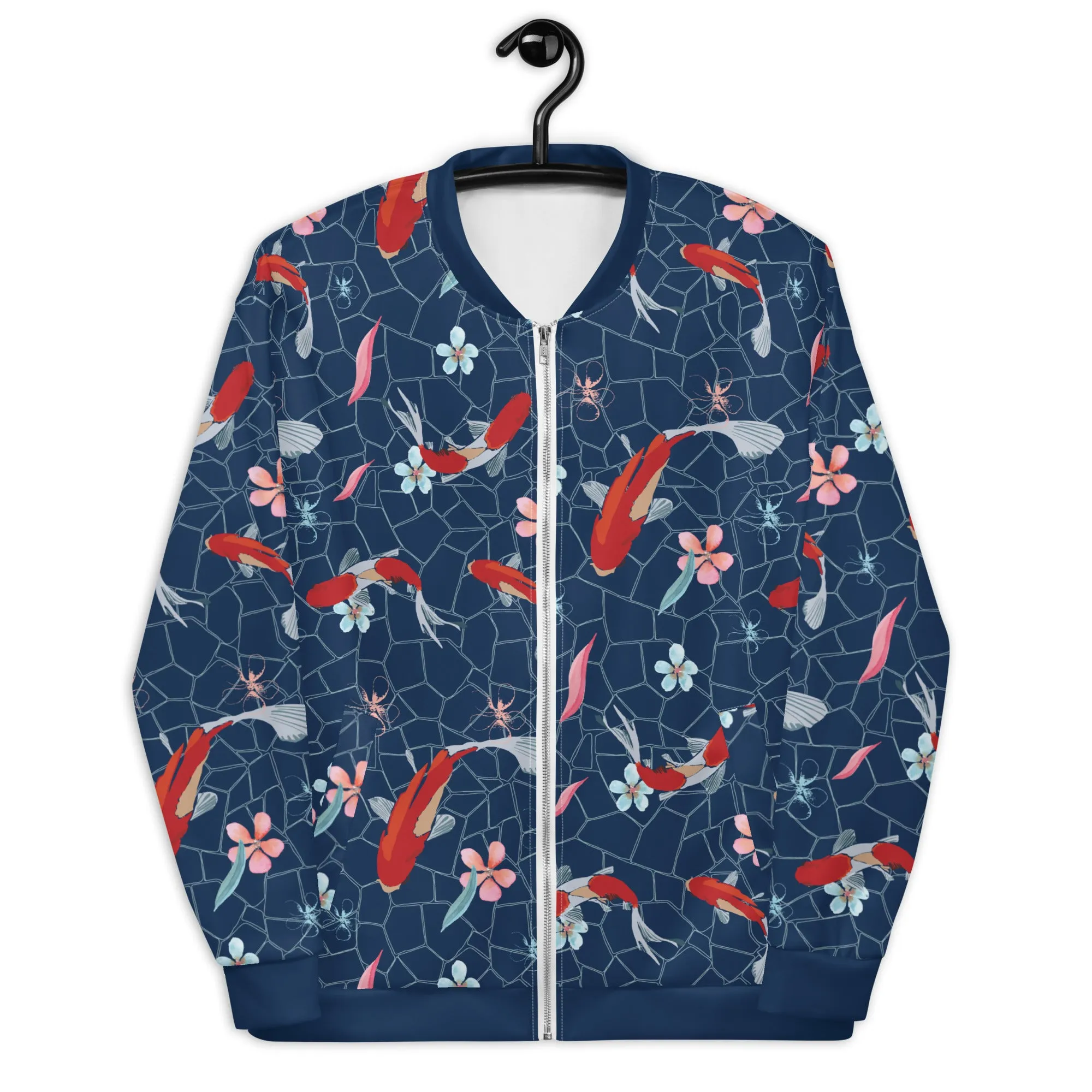 Koi Pond Unisex Bomber Jacket