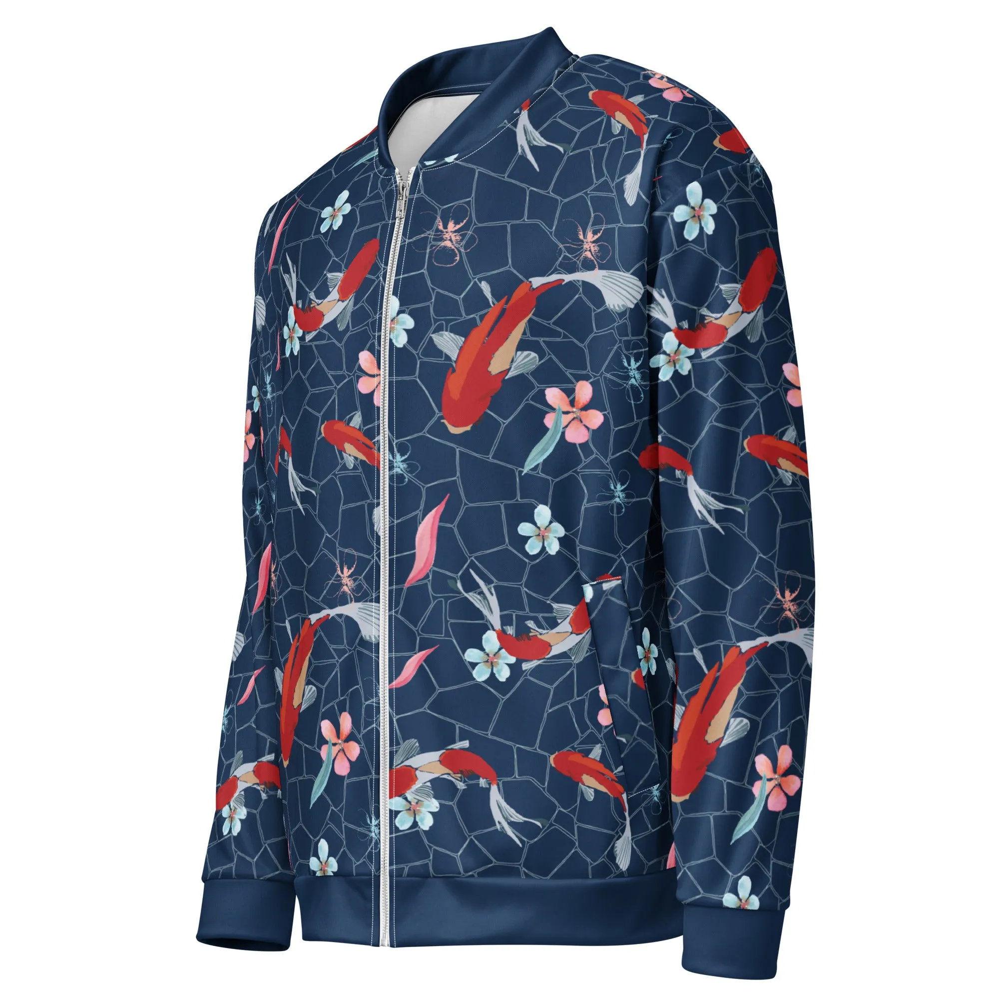 Koi Pond Unisex Bomber Jacket