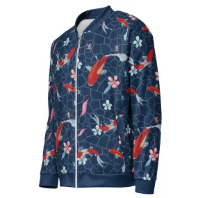 Koi Pond Unisex Bomber Jacket