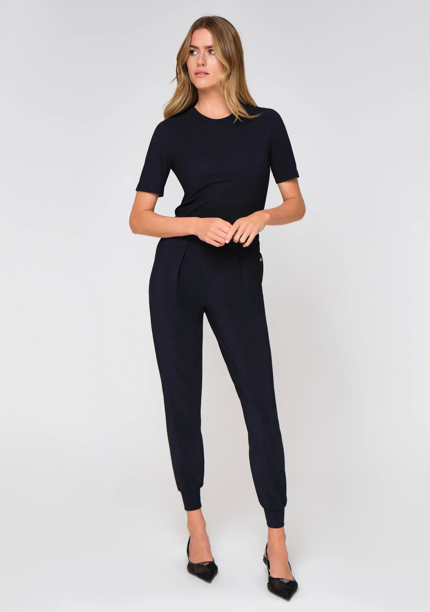 LUXE LÉGER Track Pants deep navy