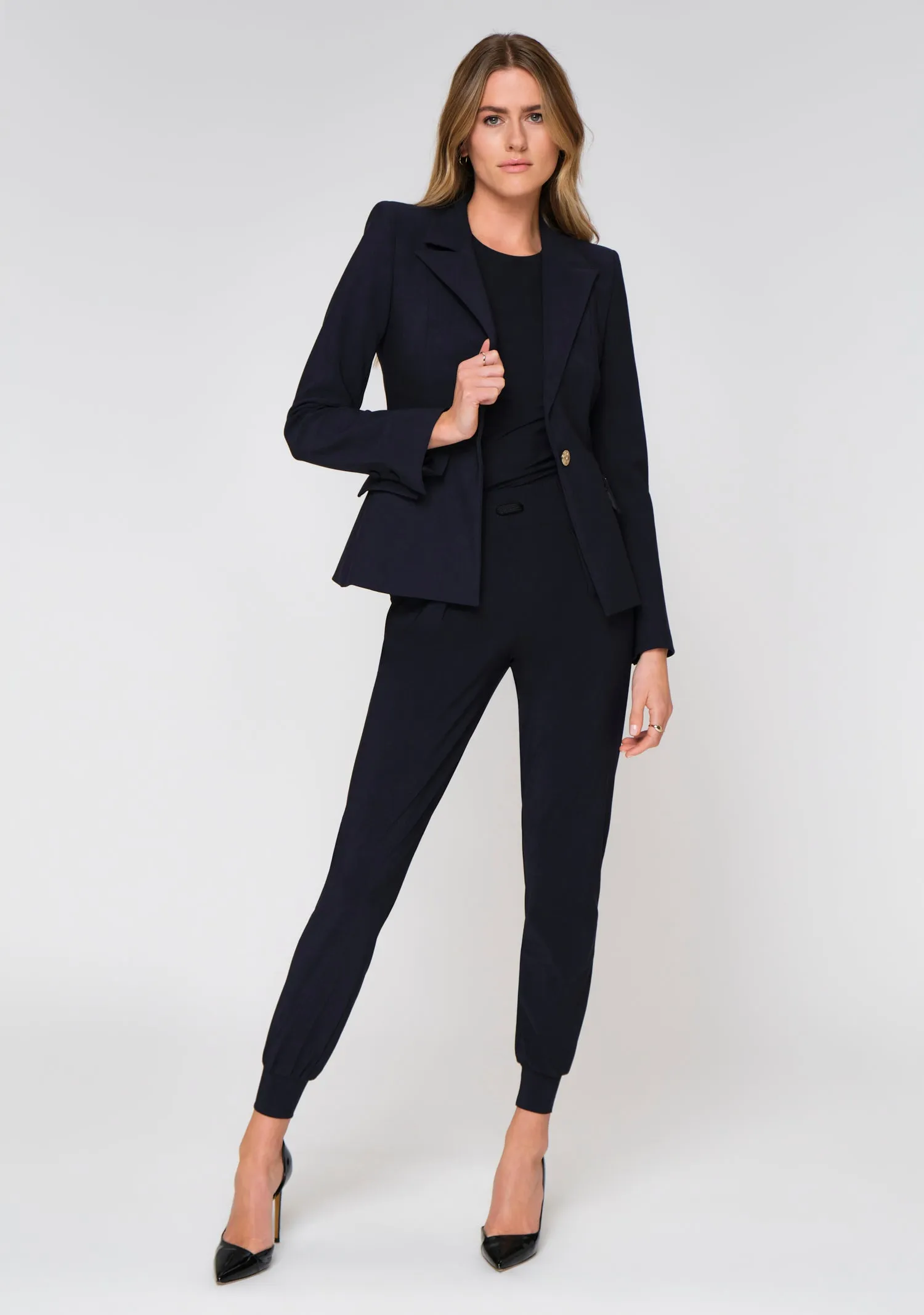 LUXE LÉGER Track Pants deep navy