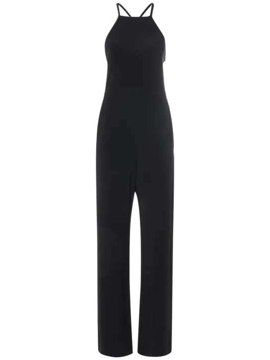 Max Mara   Agar viscose crepe crisscross jumpsuit 
