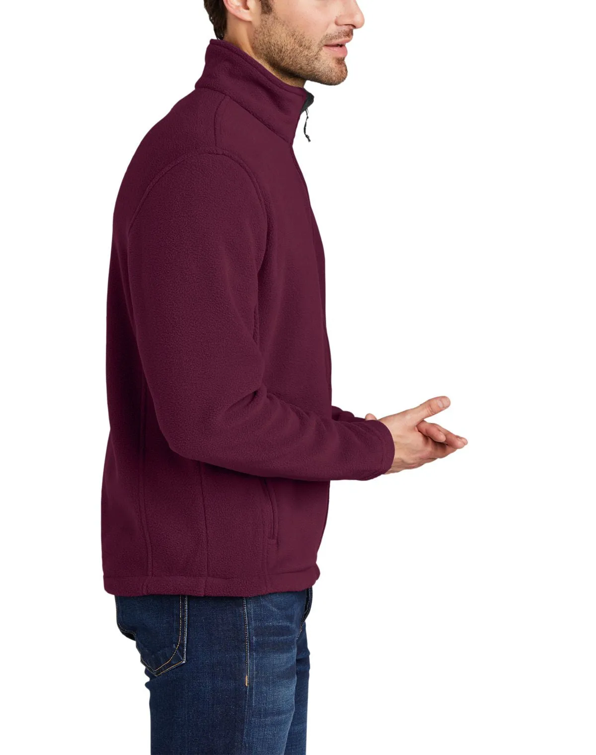 Men's Full-Zip Polar Fleece Jacket