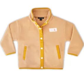 Mini Kardi Mushroom Fleece Jacket / Brown