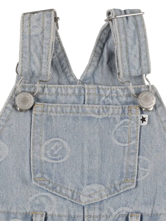 Molo   Smiles printed cotton denim jumpsuit 