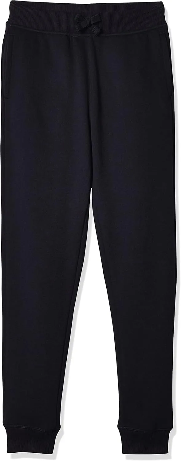 Nautica Little Girls' Fleece Sweatpants, Functional Pockets, Elastic Waistband & Drawstring Closure