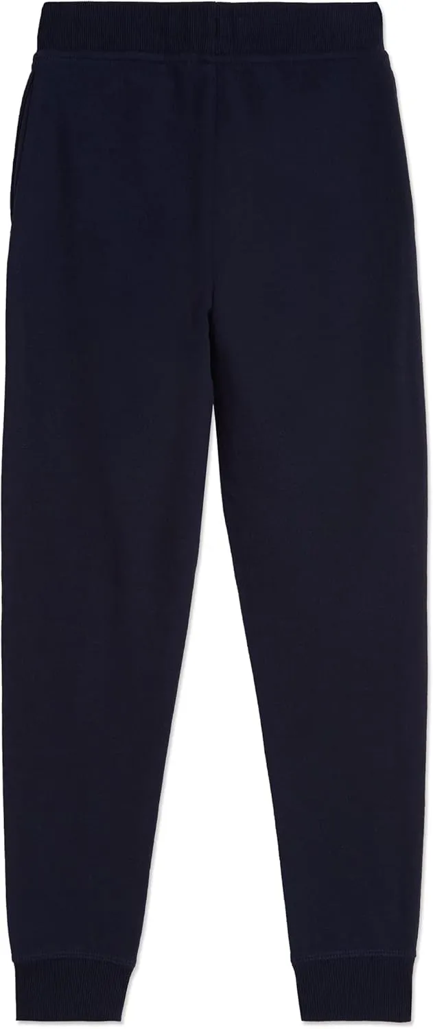 Nautica Little Girls' Fleece Sweatpants, Functional Pockets, Elastic Waistband & Drawstring Closure
