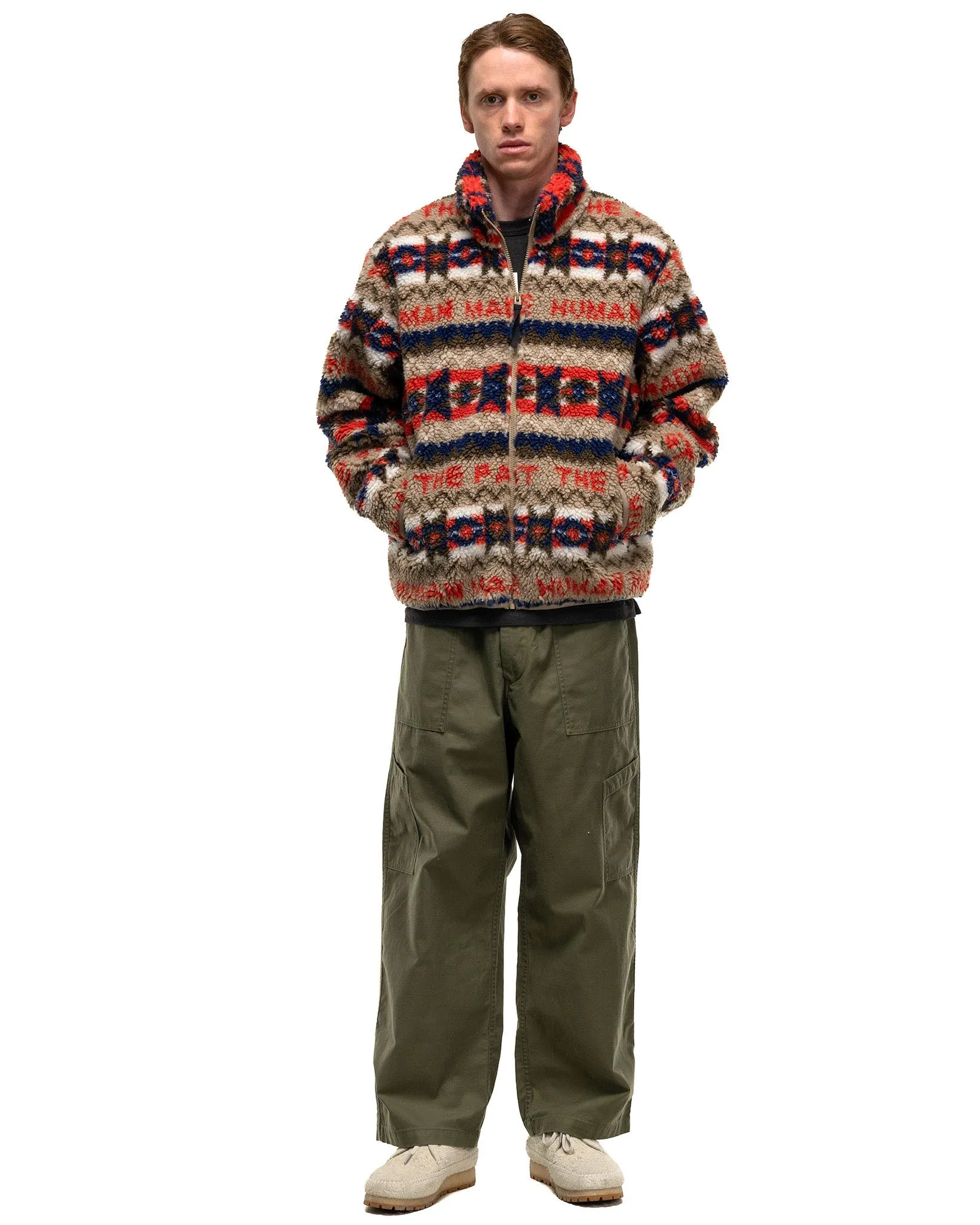 Nordic Fleece Jacket Beige