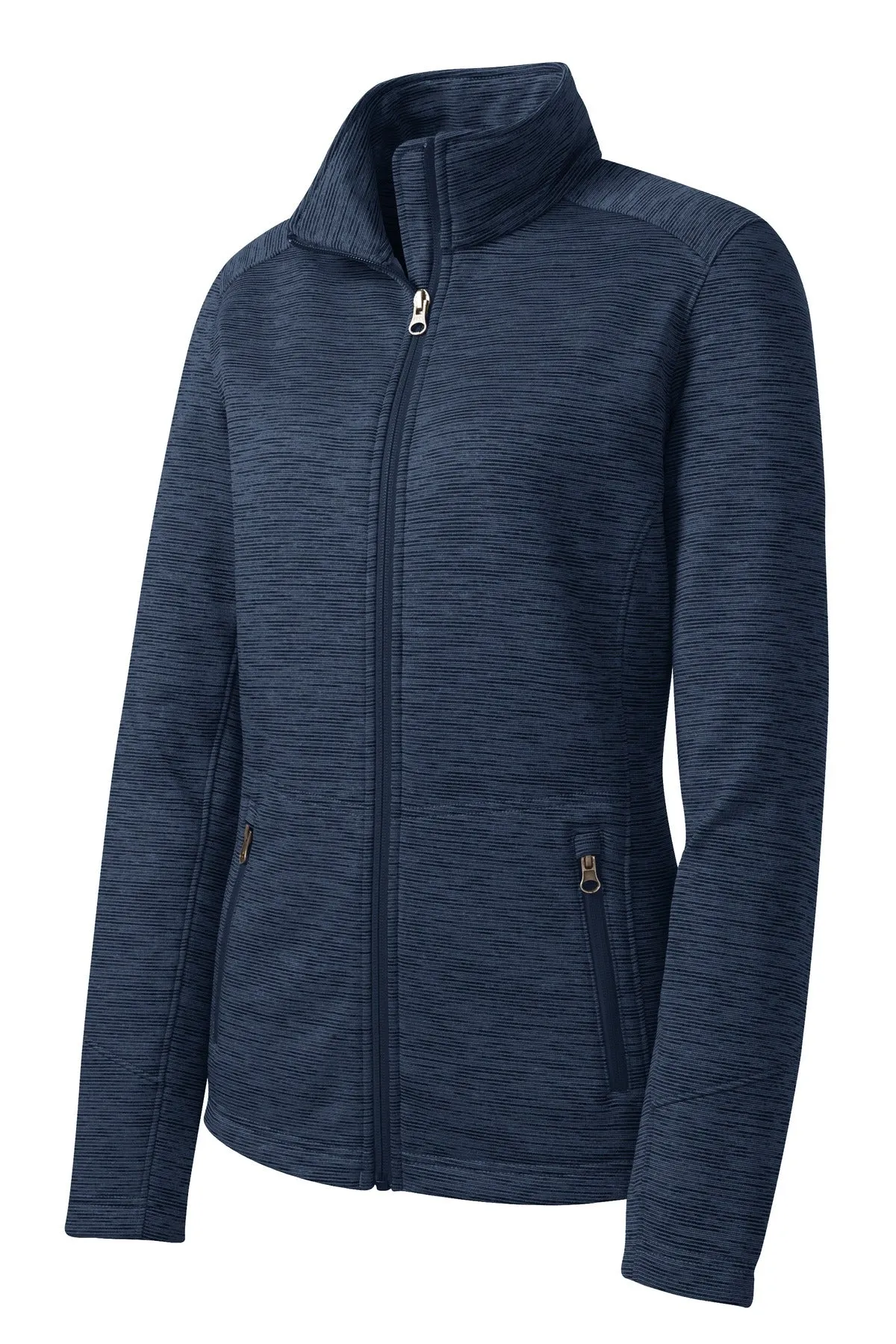 Port Authority Ladies Digi Stripe Fleece Jacket. L231