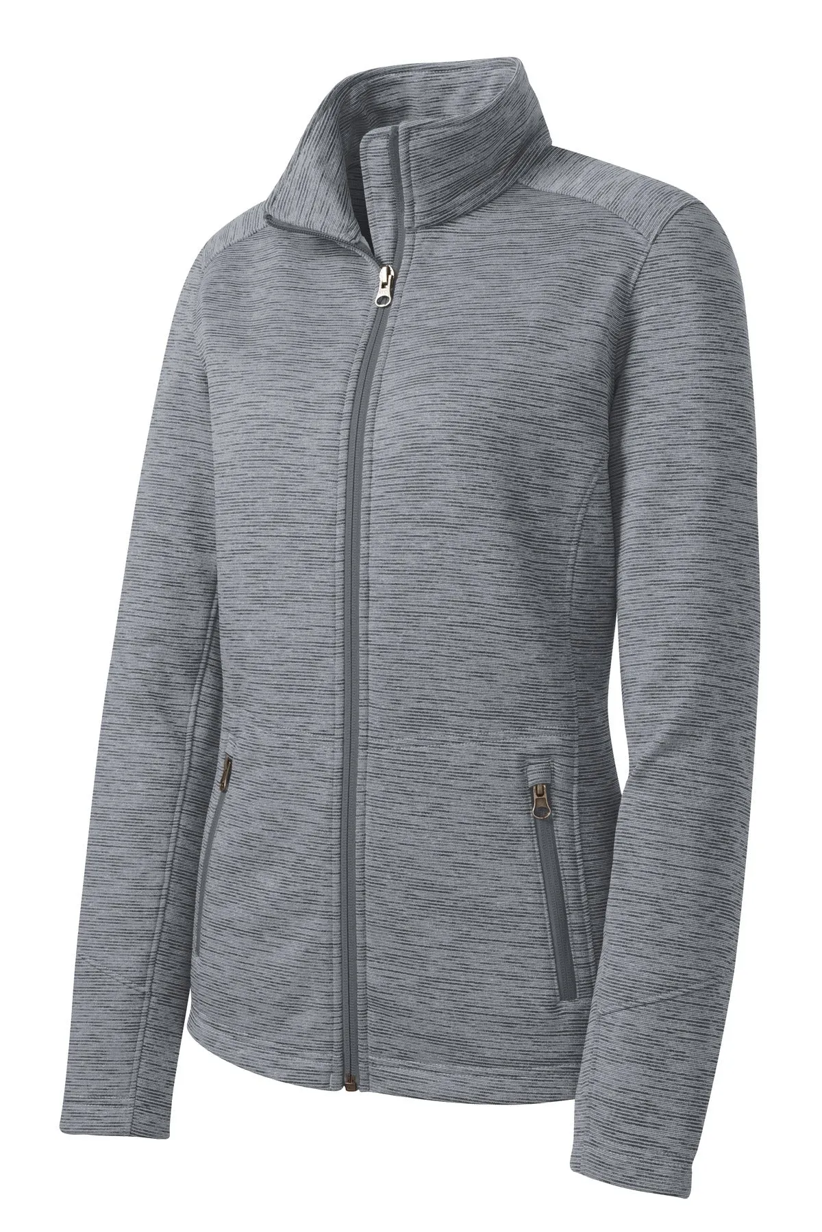 Port Authority Ladies Digi Stripe Fleece Jacket. L231
