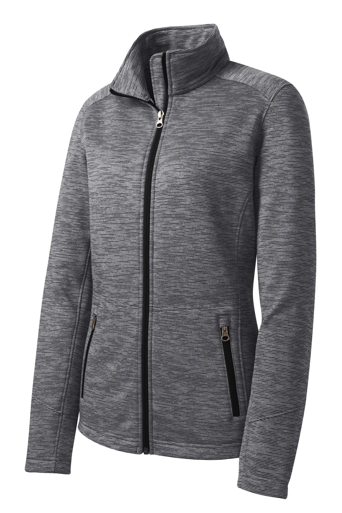 Port Authority Ladies Digi Stripe Fleece Jacket. L231