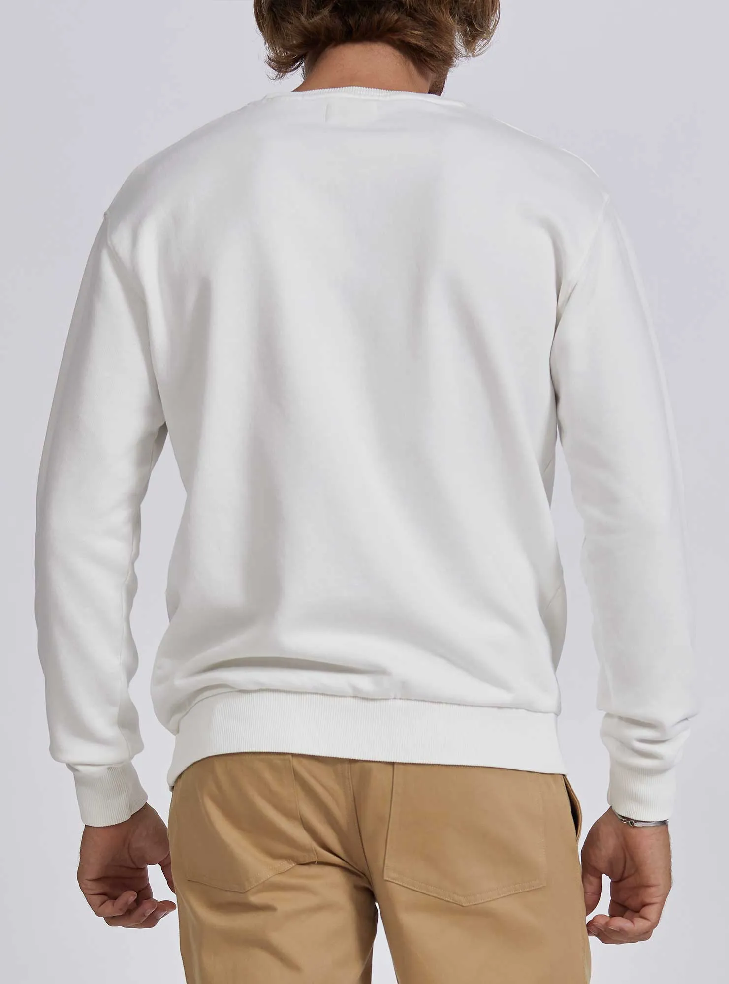 REGULAR SWEATSHIRT WITH FRONT PRINT