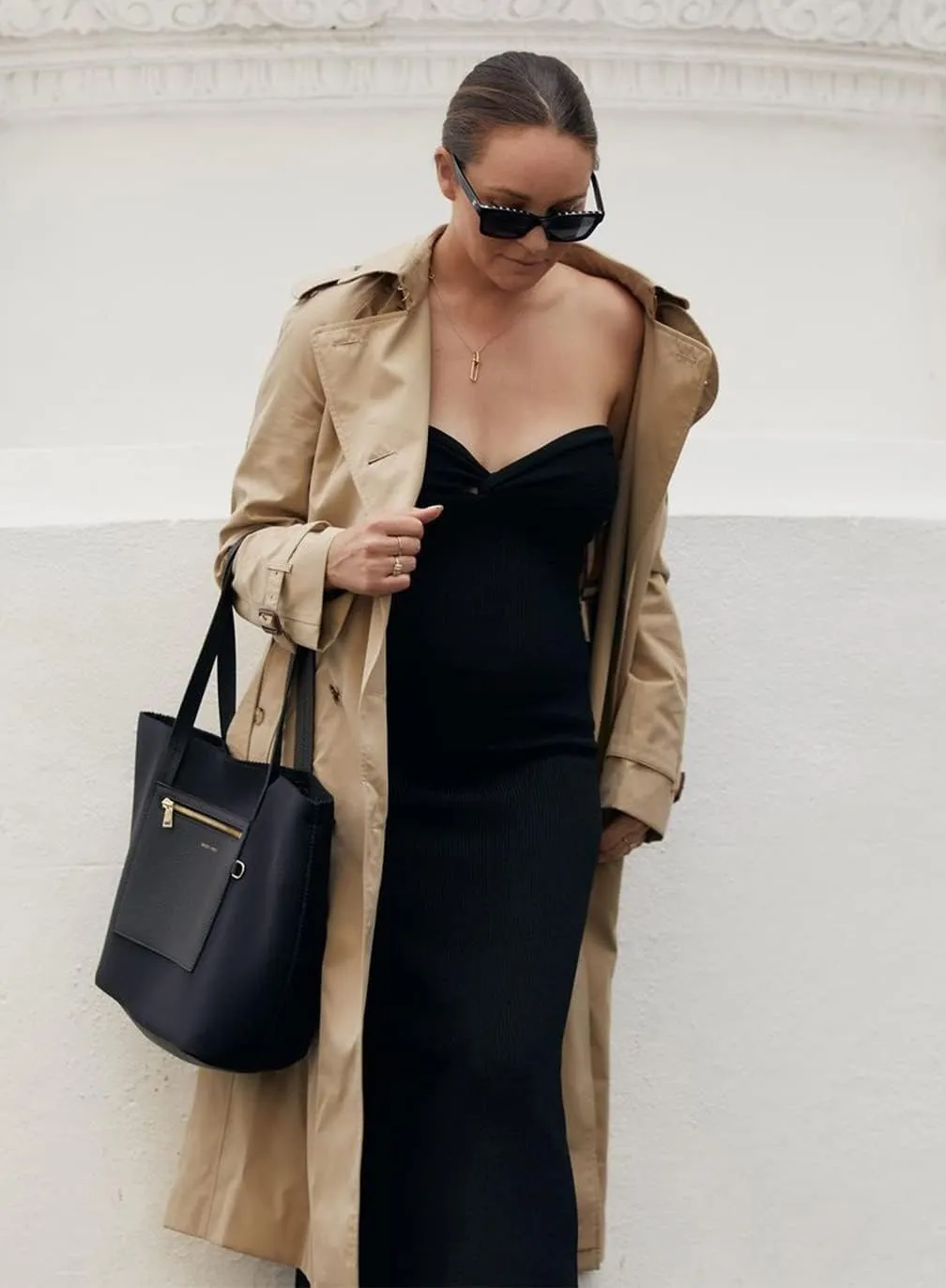 Sdencin Women Sexy Twist Knot Front Ribbed Knit Bodycon Bandeau Tube Dress Casual Solid Strapless Maxi Long Dress