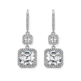 Serena 5 Carat Halo Drops