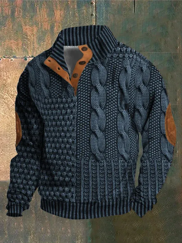 Shaun™ | Unique Patterned Knit Sweater for Men