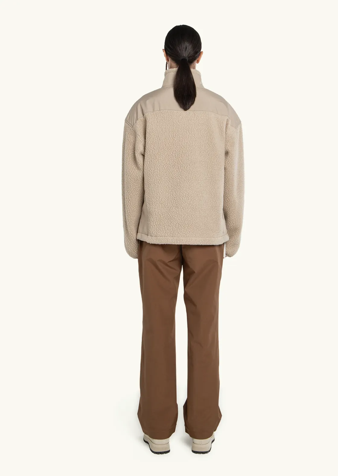 Skåla polartec jakke, beige