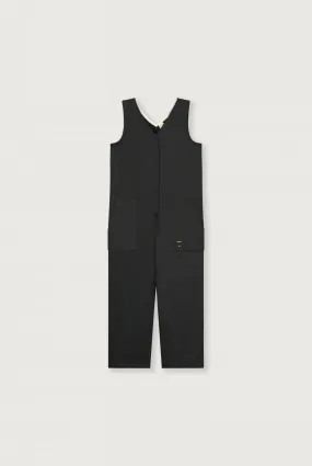 Sleeveless V-neck Suit | Nearly Black