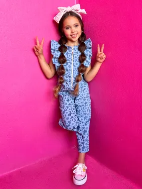 SmileyWorld  Radiant Rebel Denim Jumpsuit