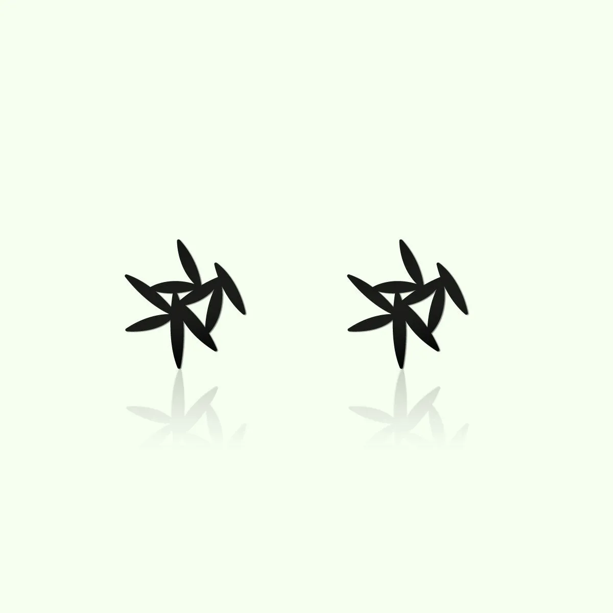 Stainless Steel Earrings - Leafy