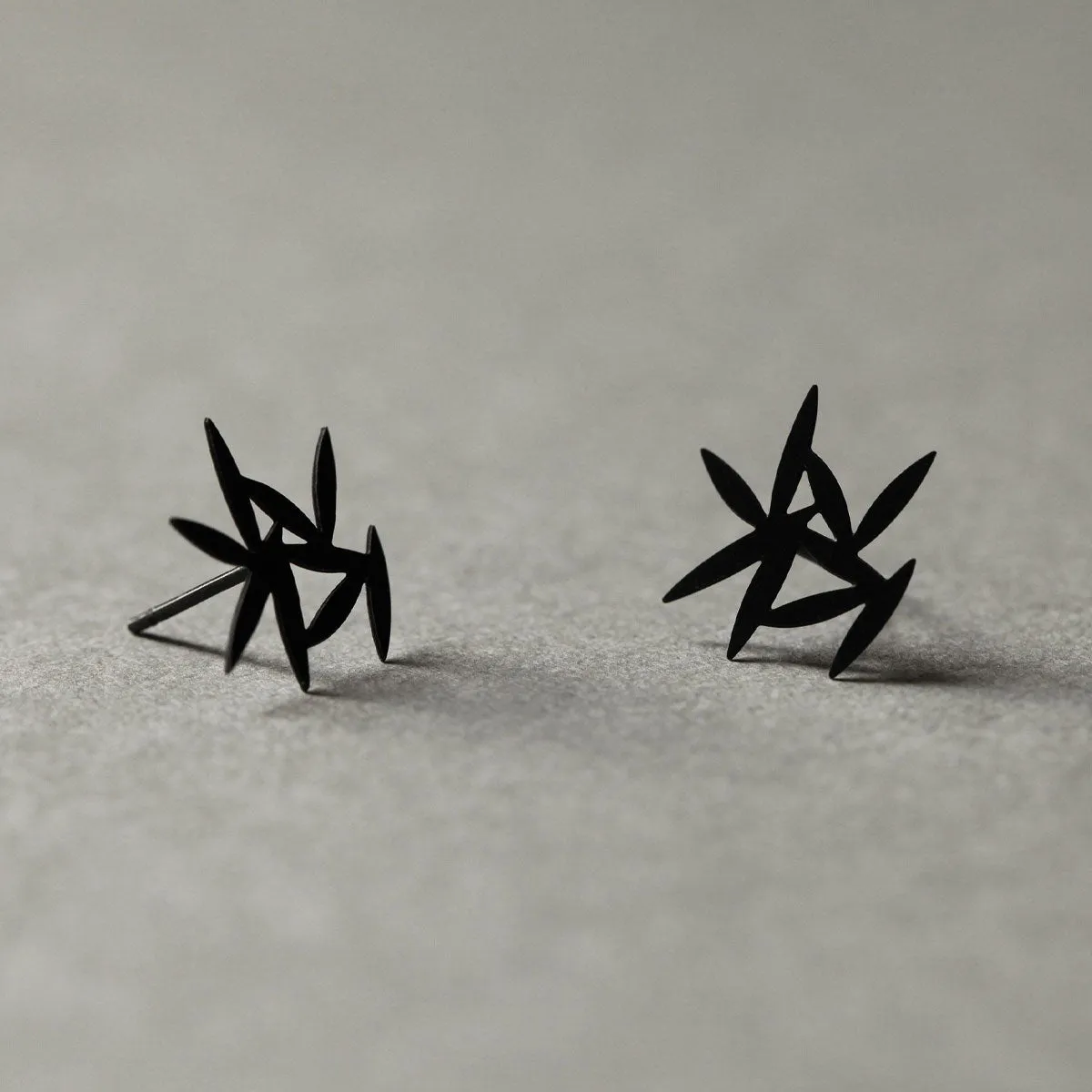 Stainless Steel Earrings - Leafy