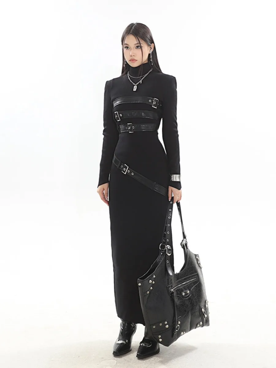 Strapped Warrior Maxi Dress